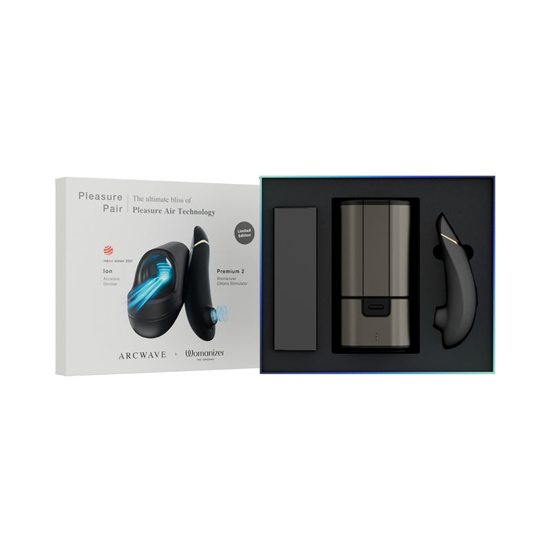 Arcwave Pleasure Pair - Ion + Womanizer Premium 2 Black