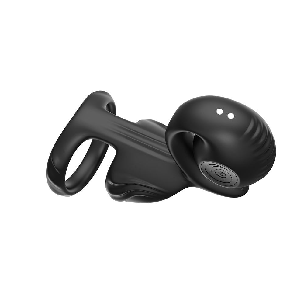 Snail Vibe Jovi Couples Ring Black