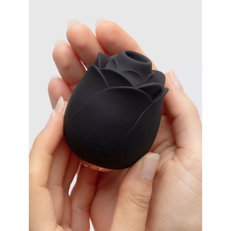 Fifty Shades Hearts & Flowers Rose Clitoral Suction Stimulator Fifty Shades Hearts & Flowers Rose Clitoral Suction Stimulator