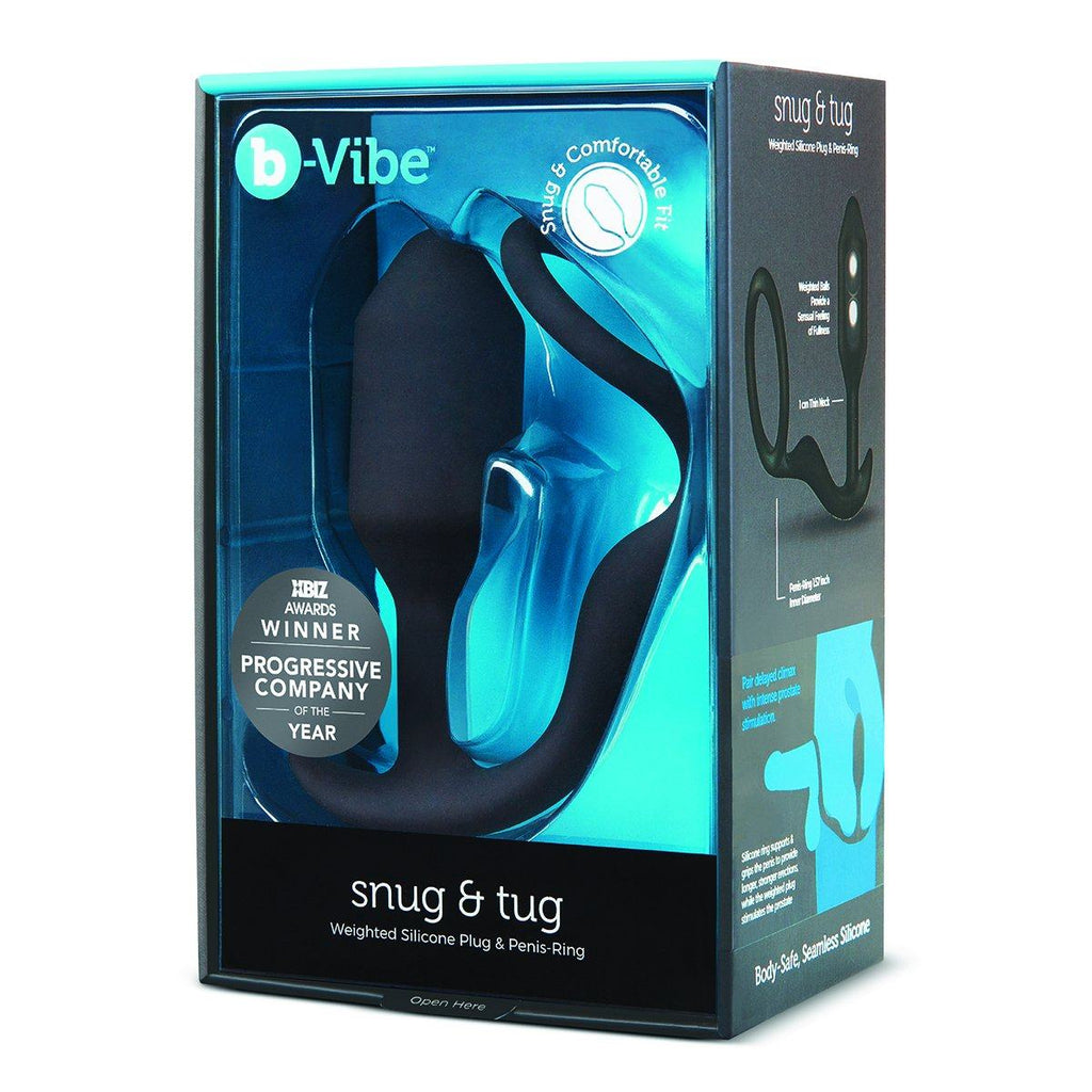 B-Vibe Snug & Tug Ring Plug - Luxe Vibes Boutique