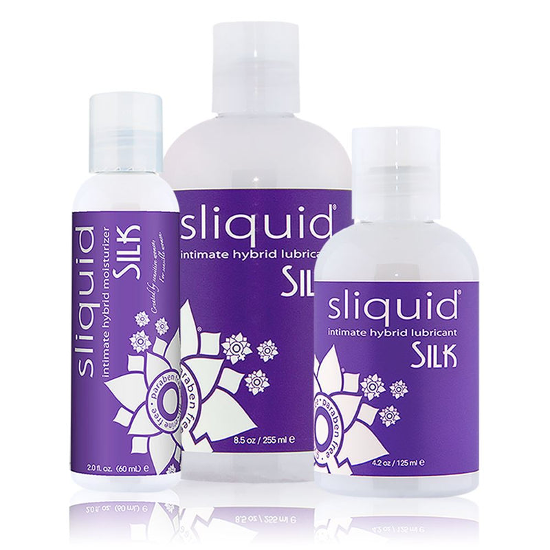 Sliquid Silk | Best Hybrid Water-Based Lube | 2oz 4.2oz 8.5oz Sliquid Silk | Best Hybrid Water-Based Lube | 2oz 4.2oz 8.5oz