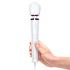 Le Wand Petite Plug In Massager  in Hand