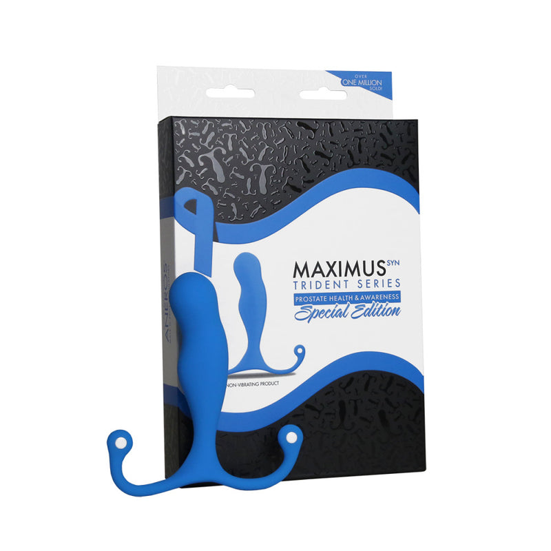 Aneros Maximus Syn Trident Series Special Edition Blue Box