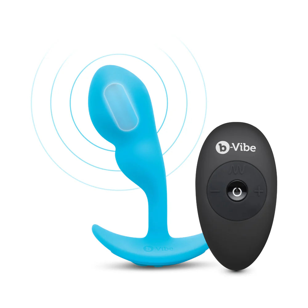 b-Vibe Vibrating P-Spot Snug Plug Small with Rechargeable Remote Contr b-Vibe Vibrating P-Spot Snug Plug Small with Rechargeable Remote Contr