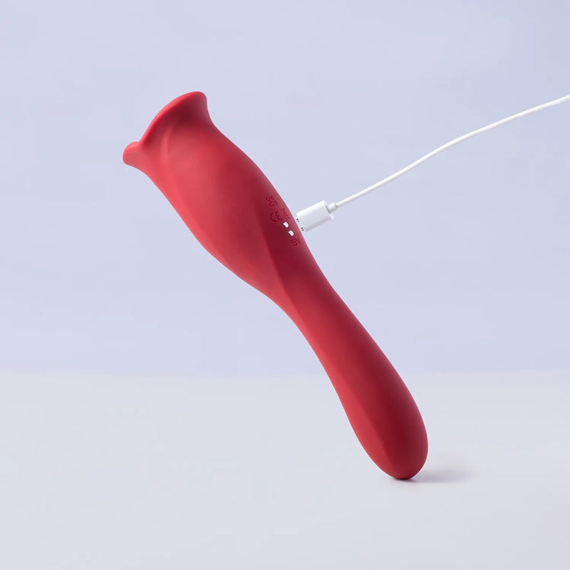 Eva Sucking Mouth Vibrator - Red