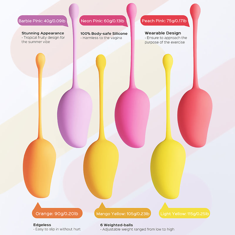 Honey Play Box Mango Tropical 6pc Kegel Set