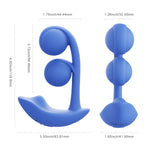 HPB Melody Twin Balls Dual Vibr Blue