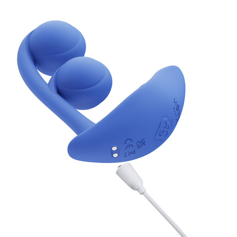 HPB Melody Twin Balls Dual Vibr Blue