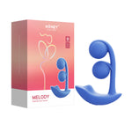 HPB Melody Twin Balls Dual Vibr Blue