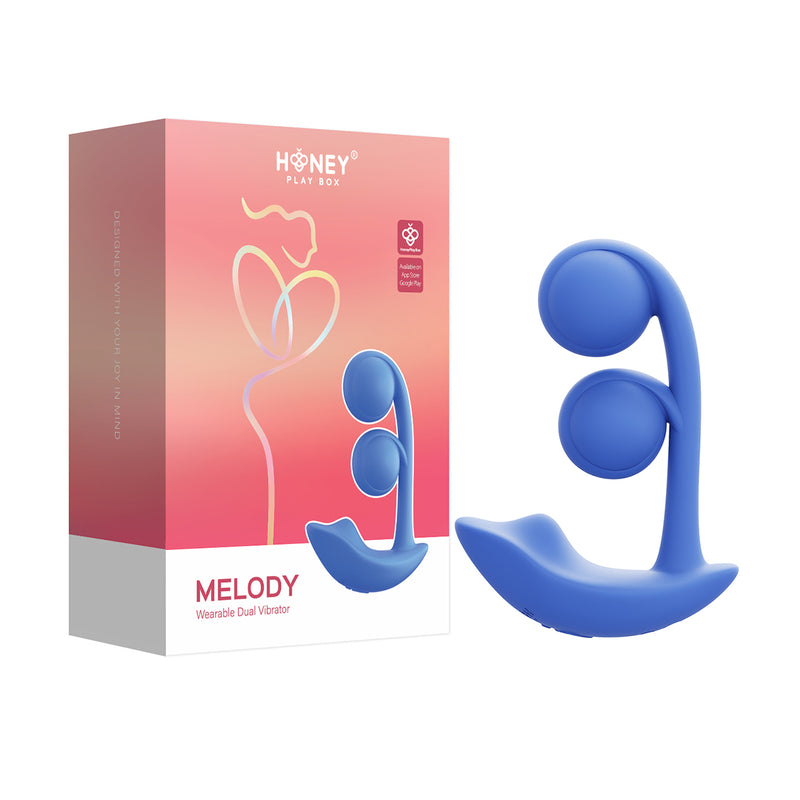 HPB Melody Twin Balls Dual Vibr Blue