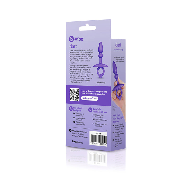 b-Vibe Butties Dart Silicone Anal Plug