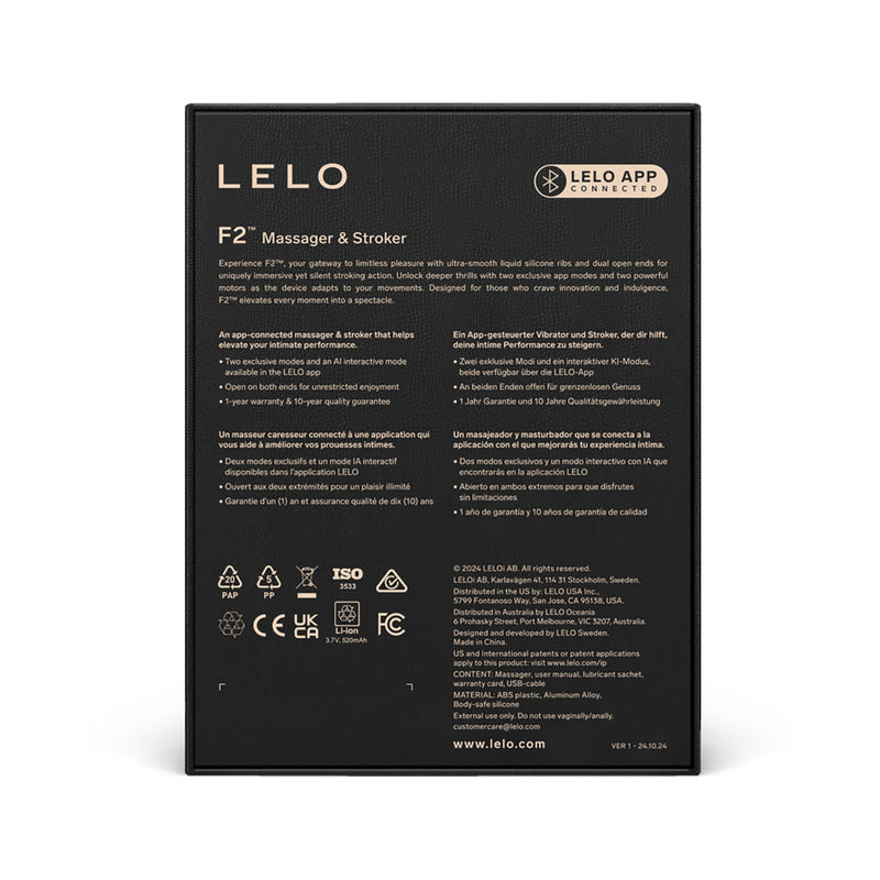 LELO F2S Massager & Stroker Red