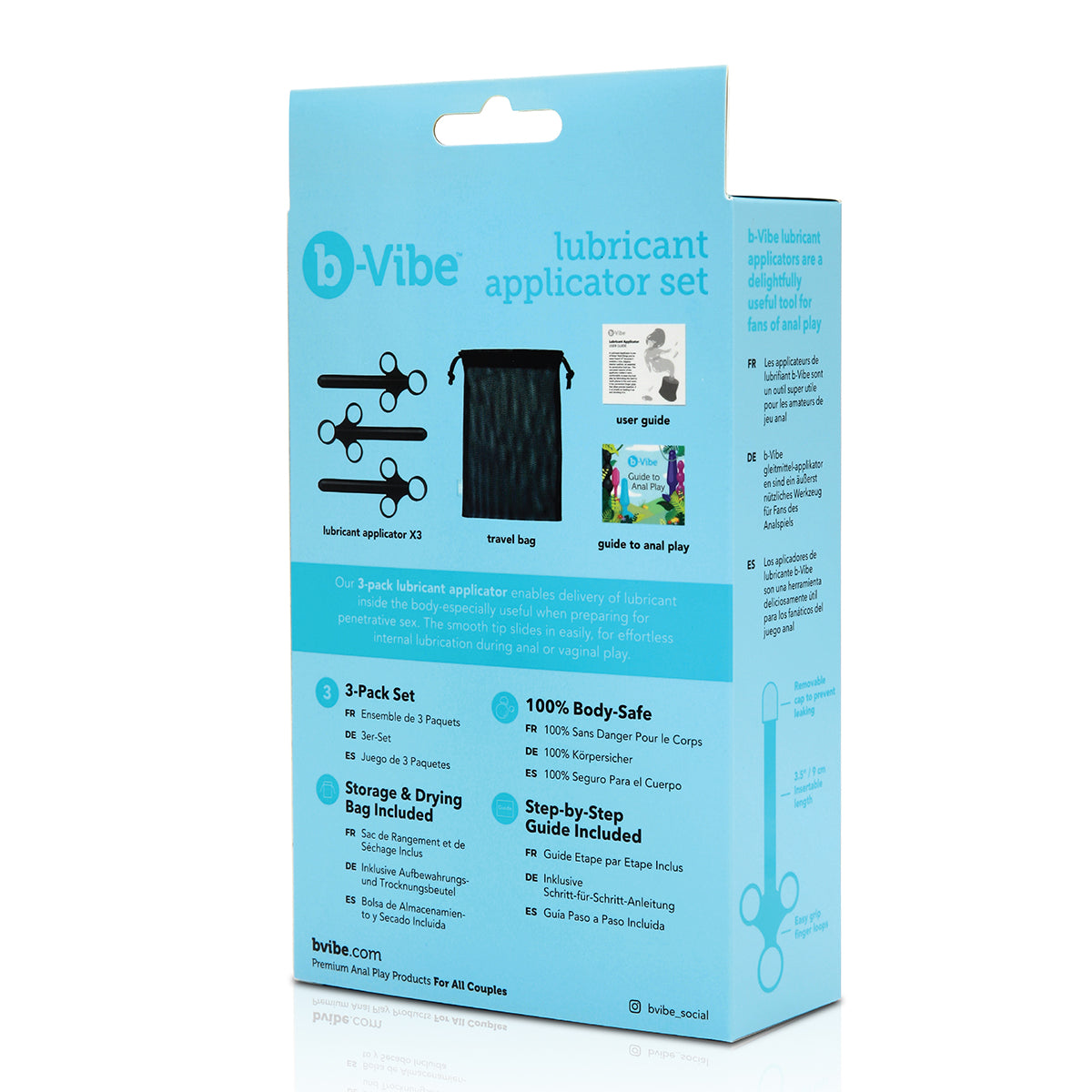 B-Vibe Lubricant Applicator 3pc Set B-Vibe Lubricant Applicator 3pc Set