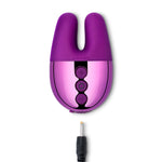Le Wand Chrome Double Vibe - Dark Cherry