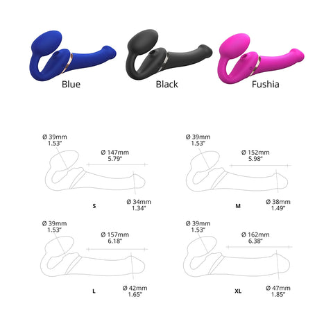 Strap-On-Me Multi-Orgasm Bendable Strapless Strap-On
