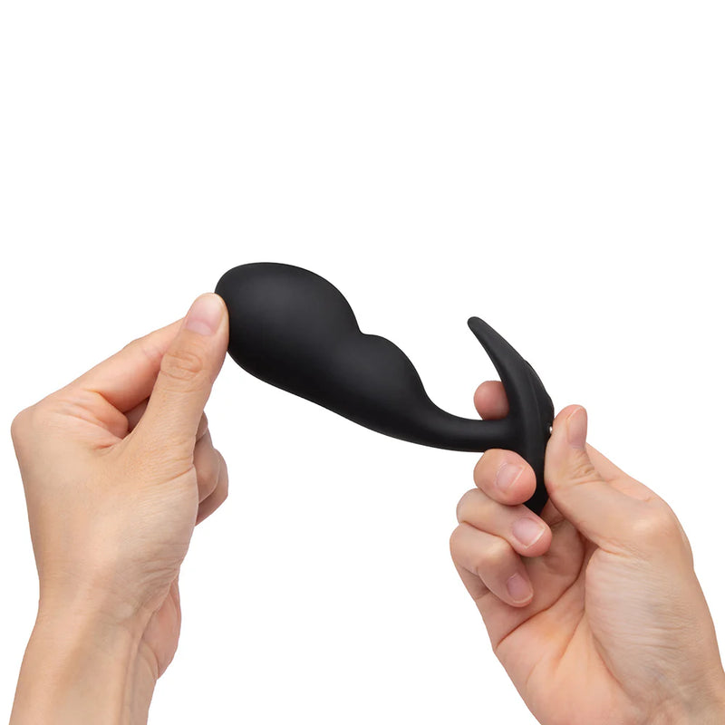 b-Vibe Vibrating P-Spot Snug Plug in Hands
