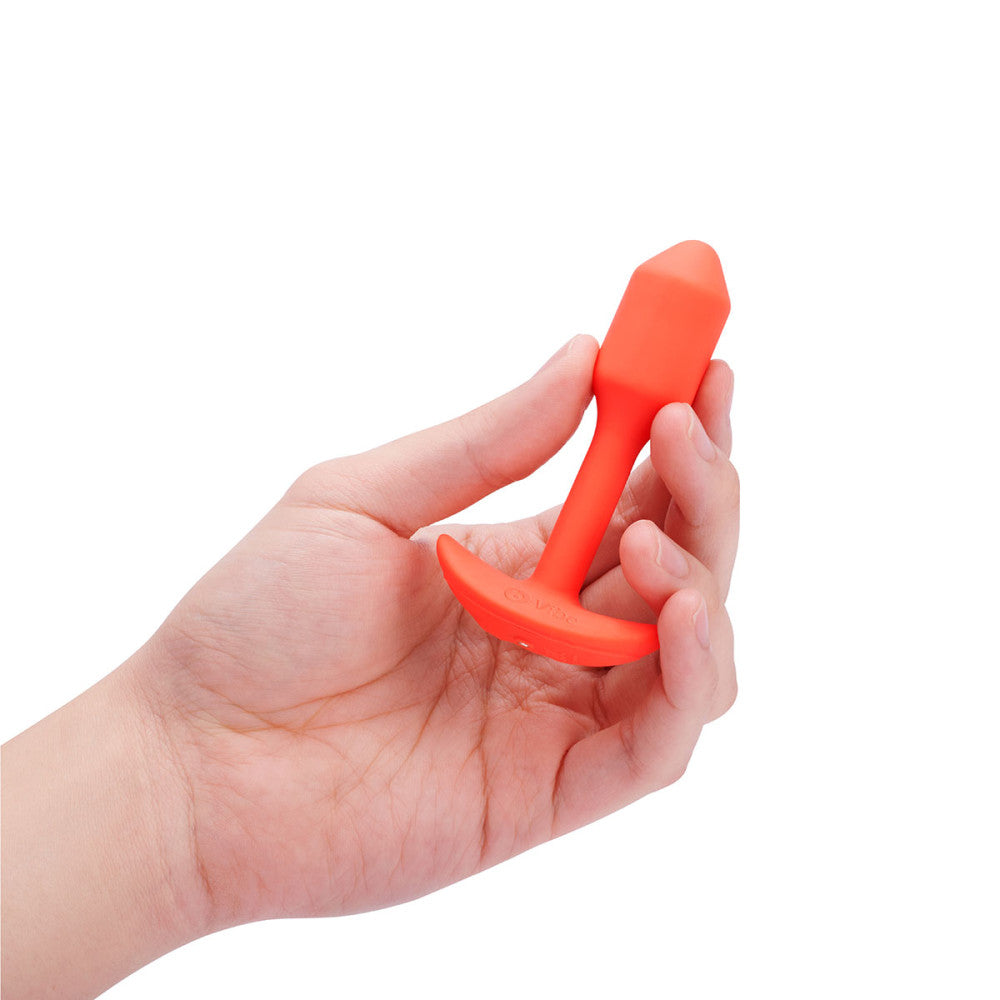 b-vibe vibration snug plug small orange