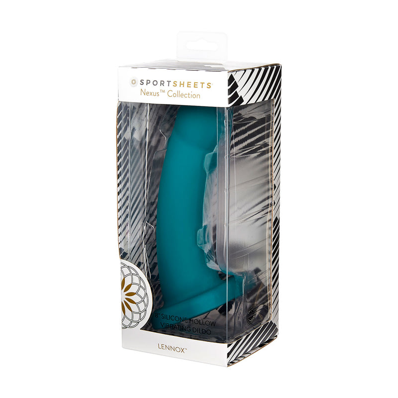 Nexus Vibrating Hollow Dil Lennox 8" - Emerald