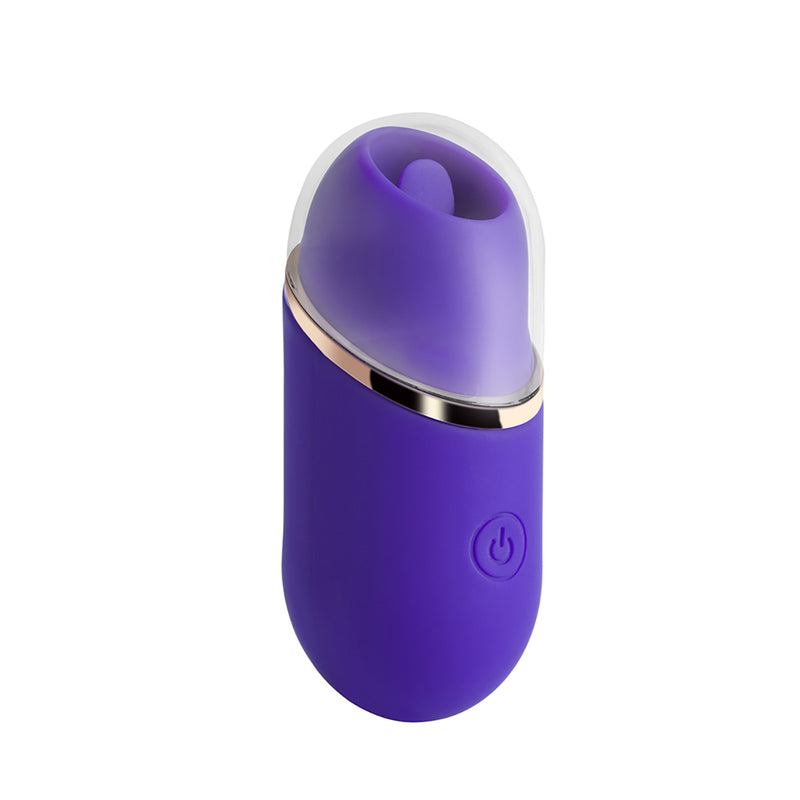 Abby Mini Clit Licking Vibrator - Purple