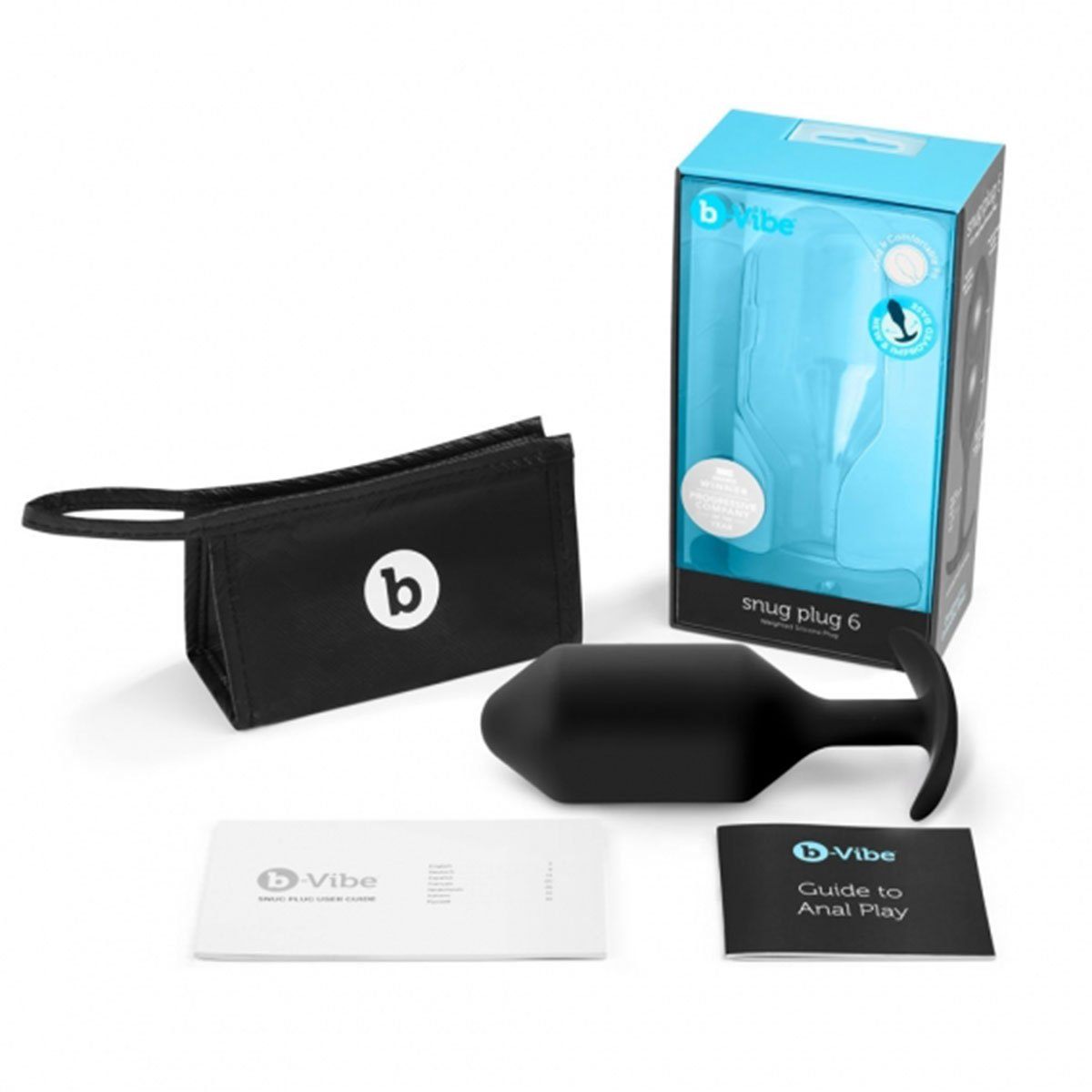 Buy B-Vibe Snug Plug 6 | Giant Silicone Butt Plug (Anal Plug) Buy B-Vibe Snug Plug 6 | Giant Silicone Butt Plug (Anal Plug)
