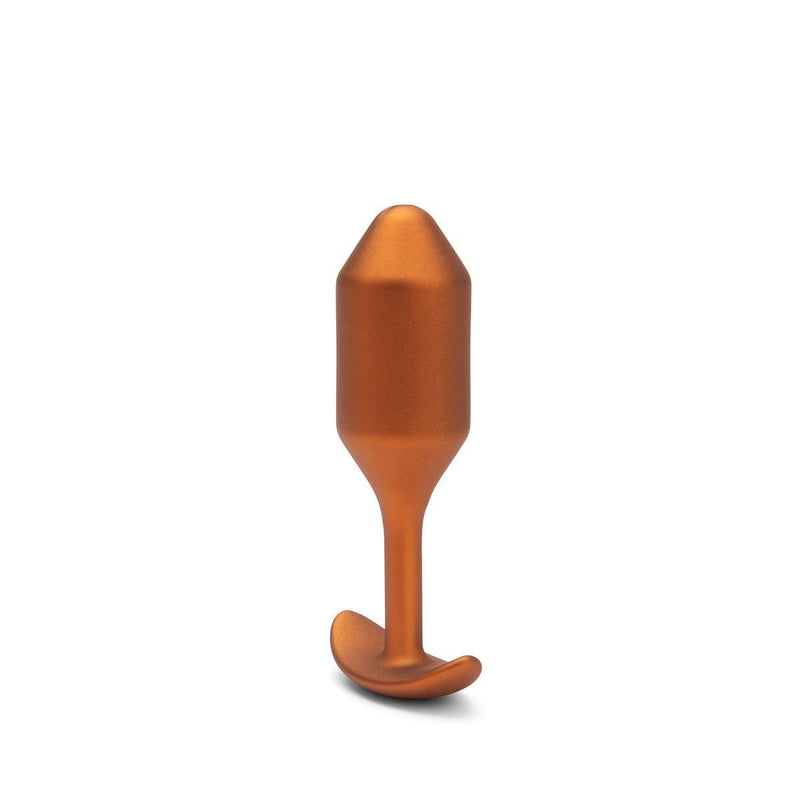 b-Vibe Snug Plug Anal Play B Vibe Size 2 Medium Limited Edition Sunburst Orange 