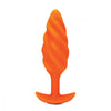 b-Vibe Texture Plug anal B Vibe Medium Swirl Orange 