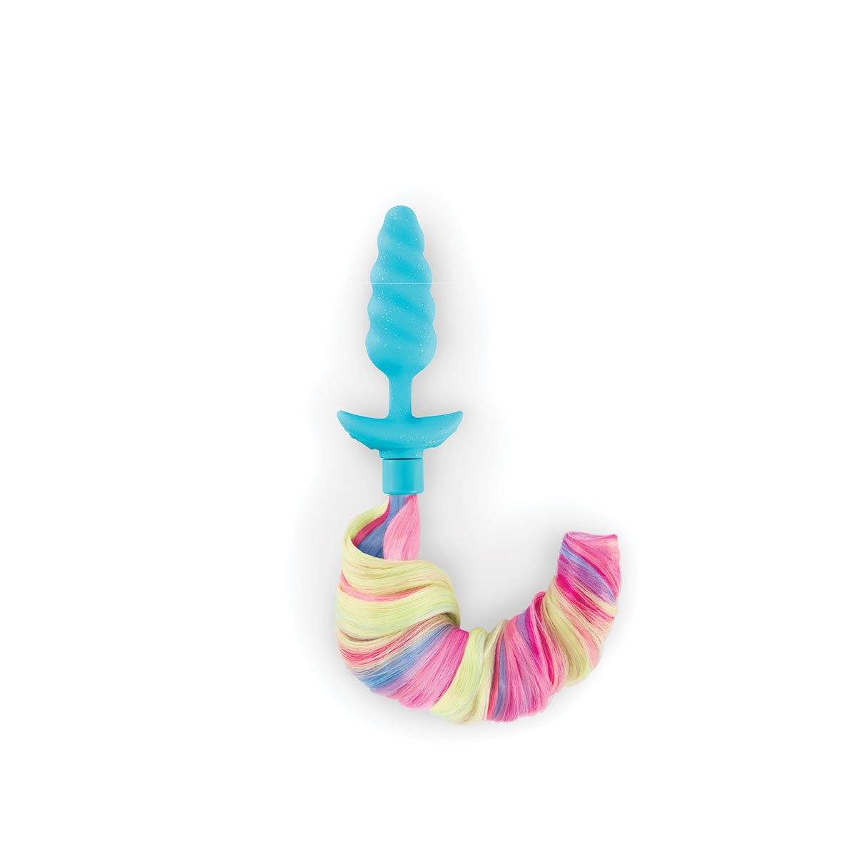 B-Vibe Unicorn Butt Plug | Vibrating Butt Plug with Tail (Free Shipping)