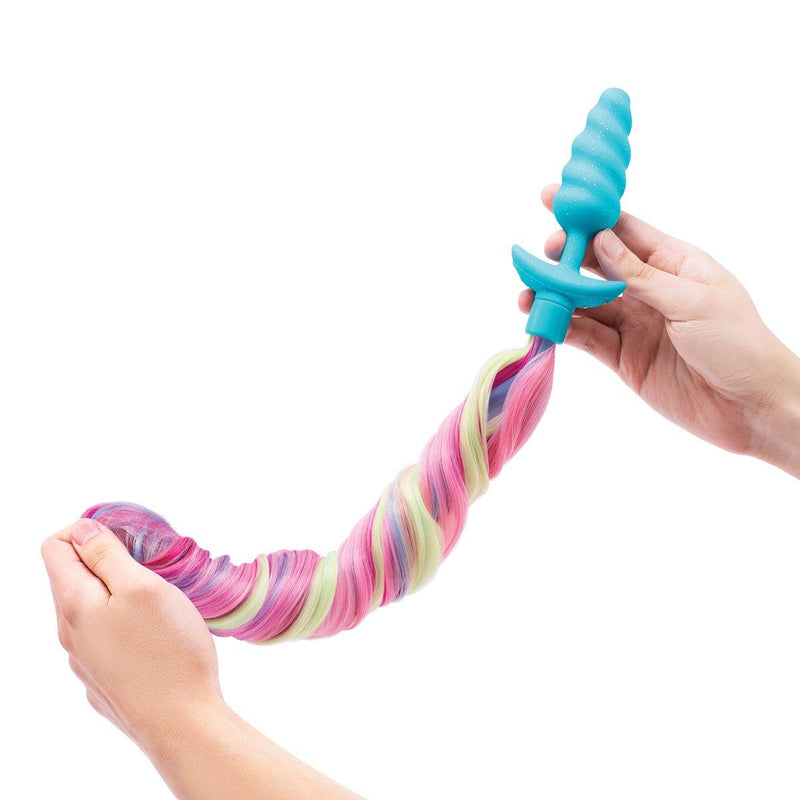 B-Vibe Unicorn Butt Plug | Vibrating Butt Plug with Tail (Free Shipping) B-Vibe Unicorn Butt Plug | Vibrating Butt Plug with Tail (Free Shipping)