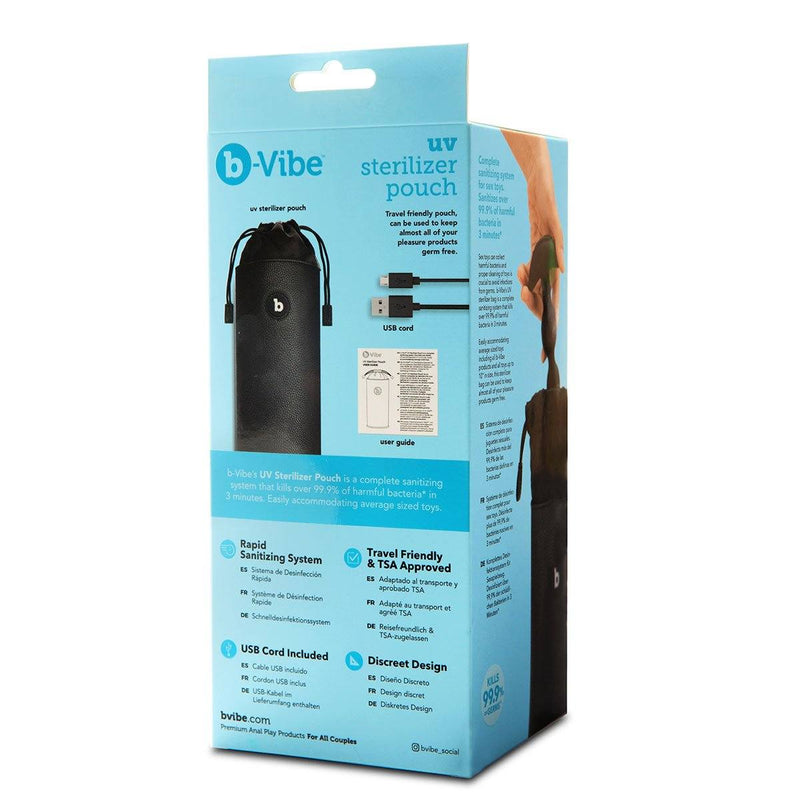 B-Vibe UV Sterilizer Pouch - Luxe Vibes Boutique