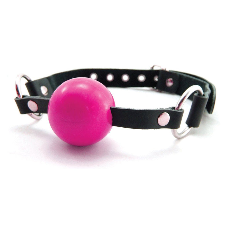 Sex Kitten Silicone Ball Gag Pink - Luxe Vibes Boutique