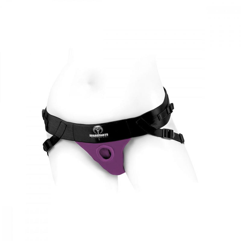 SpareParts Joque Harness Purple Front View